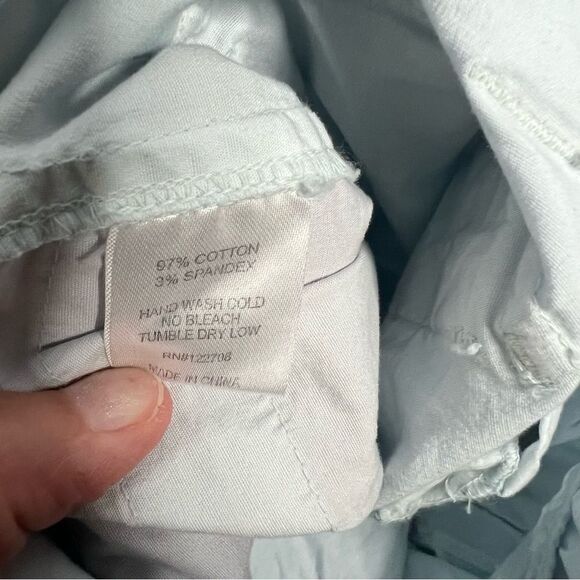 NEW Pete & Greta two toned blue wide leg cargo utility pants size 8 - Picture 7 of 11